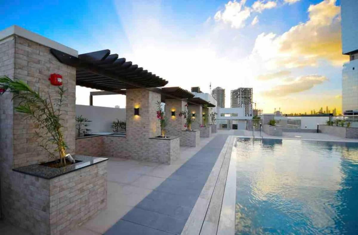 Amazing Park View! Jvc /New 1Br Apartment ดูไบ ภายนอก รูปภาพ